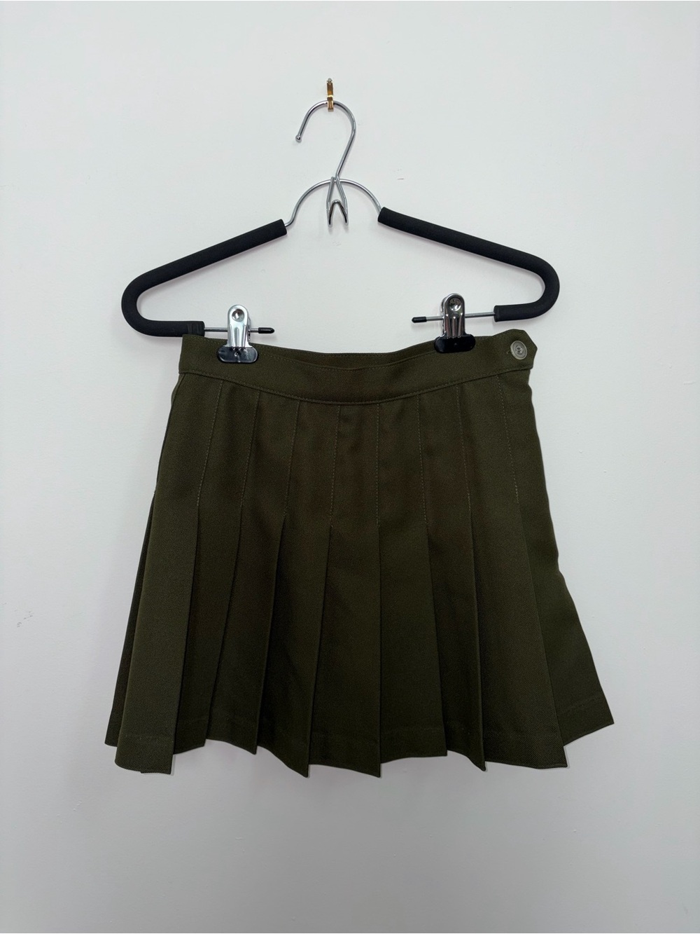 Los Angeles Apparel Pleated Mini Skirt